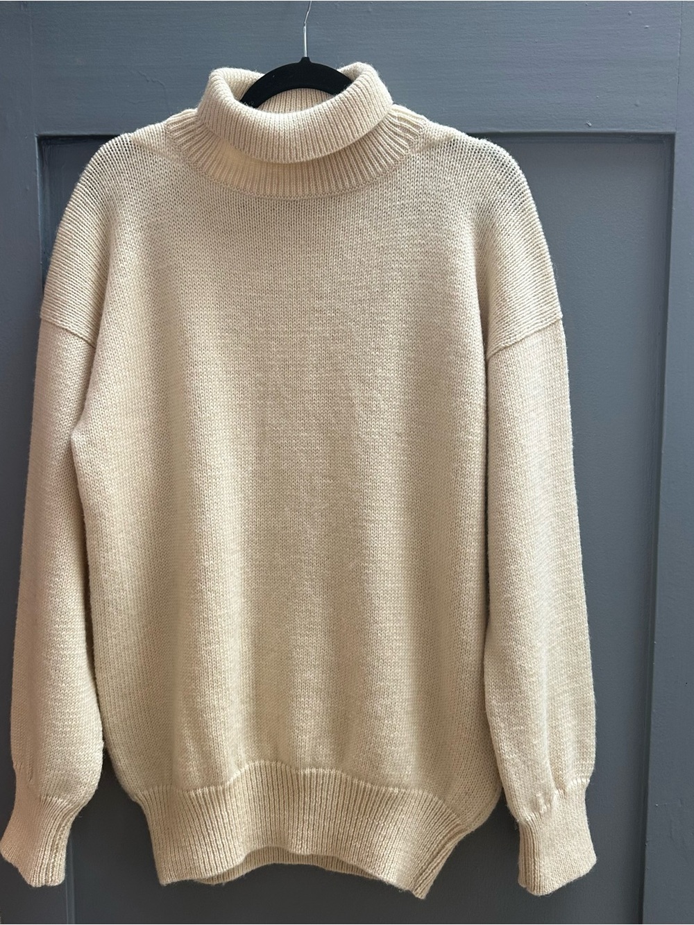 Eastman Leather Clothing RAF cream wool sweater
